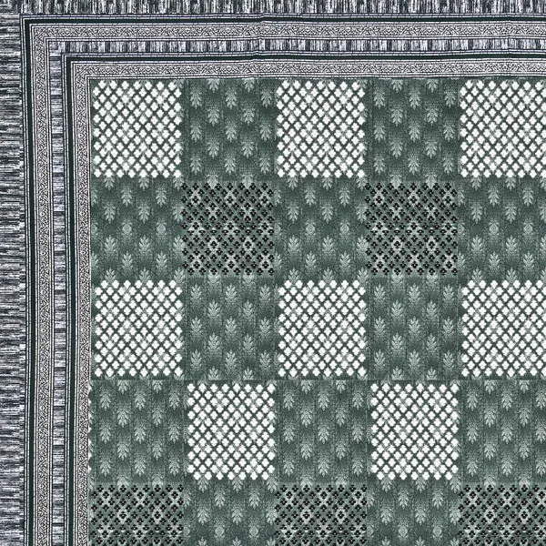 Green_Cotton__Bedsheet_For_Home_And_Decor_100_X_108_Inch