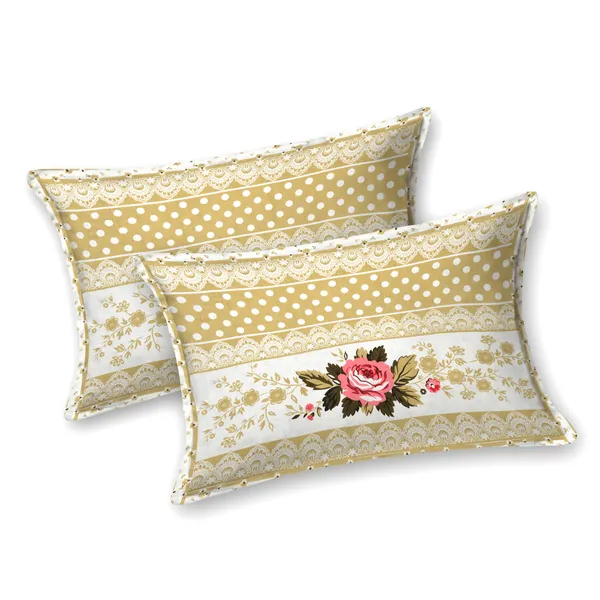 Yellow_Cotton__Bedsheet_For_Home_And_Decor_100_X_108_Inch