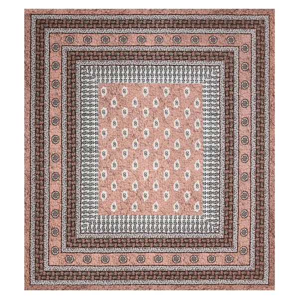 Orange_Cotton__Bedsheet_For_Home_And_Decor_100_X_108_Inch