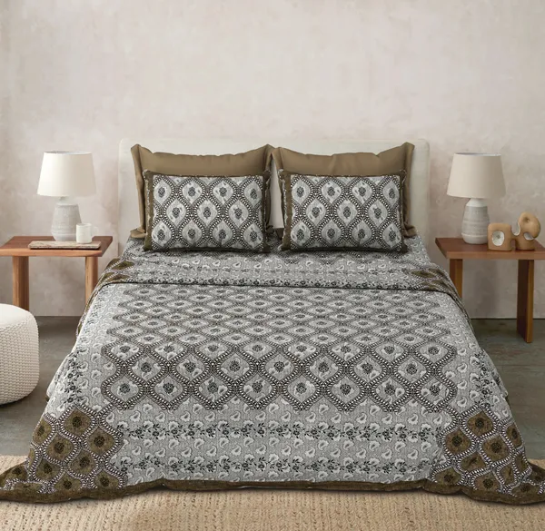 Coffee__Cotton__Bedsheet_For_Home_And_Decor_100_X_108_Inch