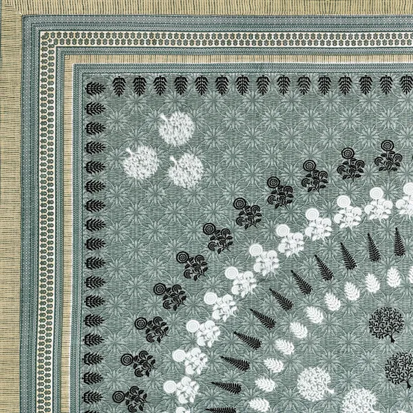 Green_Cotton__Bedsheet_For_Home_And_Decor_100_X_108_Inch