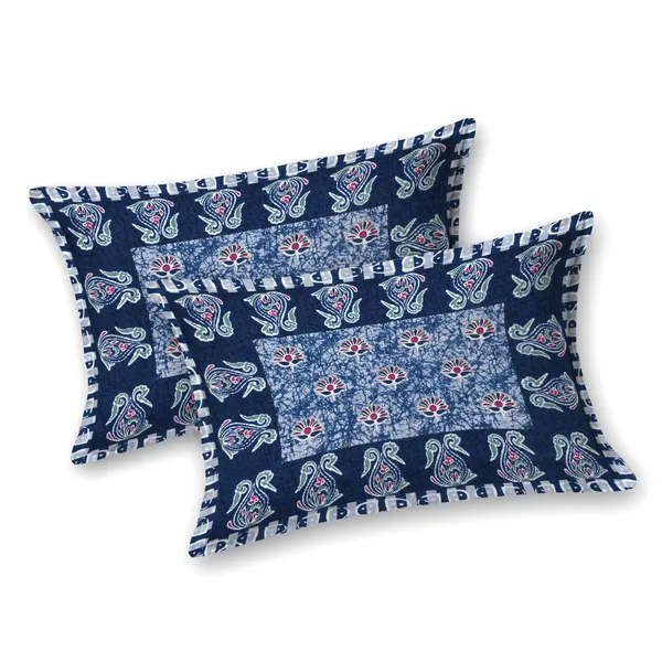 Blue_Cotton__Bedsheet_For_Home_And_Decor_100_X_108_Inch
