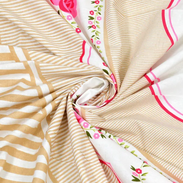 Yellow_Cotton__Bedsheet_For_Home_And_Decor_100_X_108_Inch