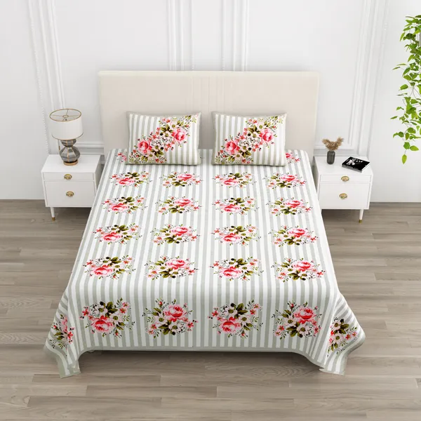 Orange_Cotton__Bedsheet_For_Home_And_Decor_100_X_108_Inch