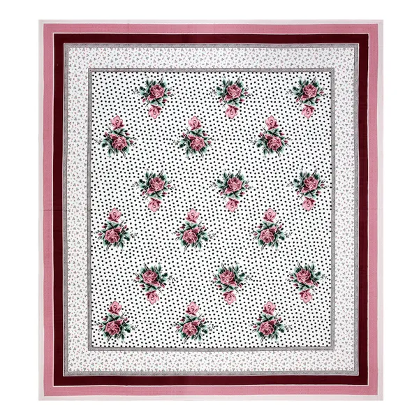 Maroon_Cotton__Bedsheet_For_Home_And_Decor_100_X_108_Inch