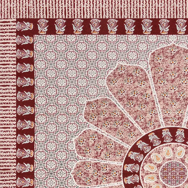 Orange_Cotton__Bedsheet_For_Home_And_Decor_100_X_108_Inch
