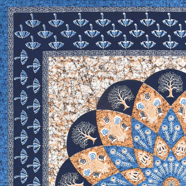 Blue_Cotton__Bedsheet_For_Home_And_Decor_100_X_108_Inch