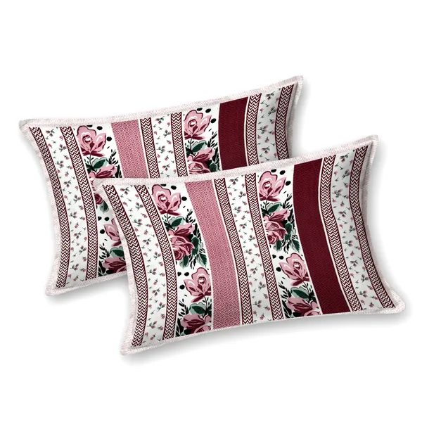 Maroon_Cotton__Bedsheet_For_Home_And_Decor_100_X_108_Inch