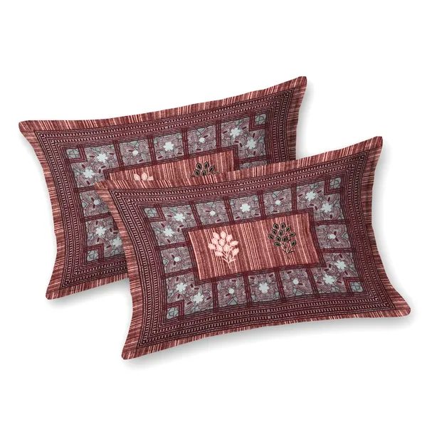 Red_Cotton__Bedsheet_For_Home_And_Decor_100_X_108_Inch