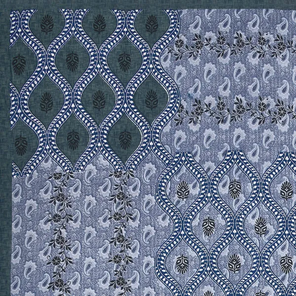 Blue_Cotton__Bedsheet_For_Home_And_Decor_100_X_108_Inch