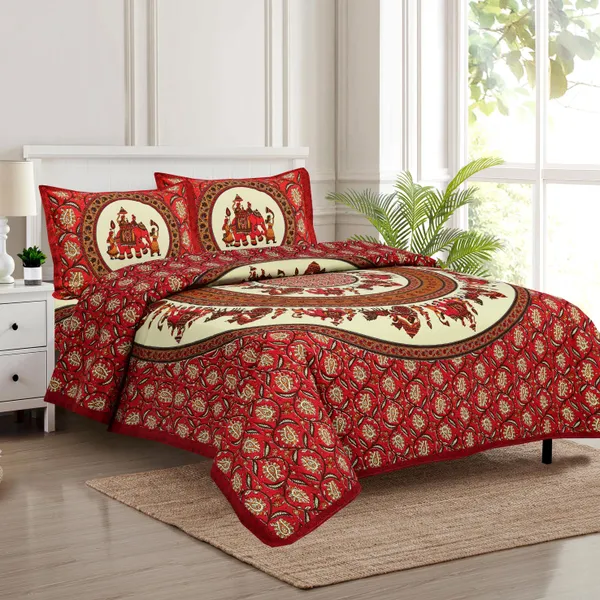 Multicolour_Cotton__Bedsheet_For_Home_And_Decor_100_X_108_Inch