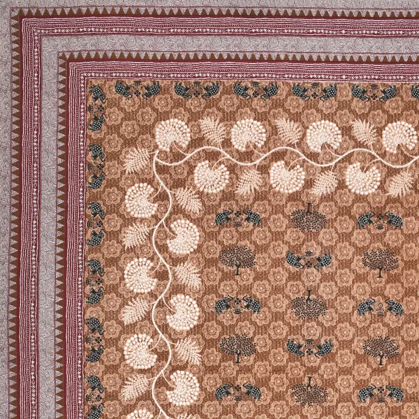 Red_Cotton__Bedsheet_For_Home_And_Decor_100_X_108_Inch