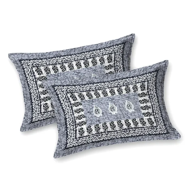 Grey__Cotton__Bedsheet_For_Home_And_Decor_100_X_108_Inch