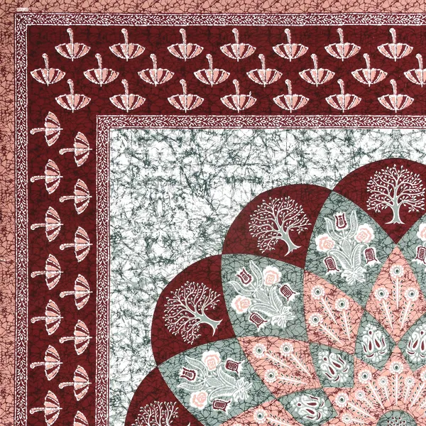 Red_Cotton__Bedsheet_For_Home_And_Decor_100_X_108_Inch