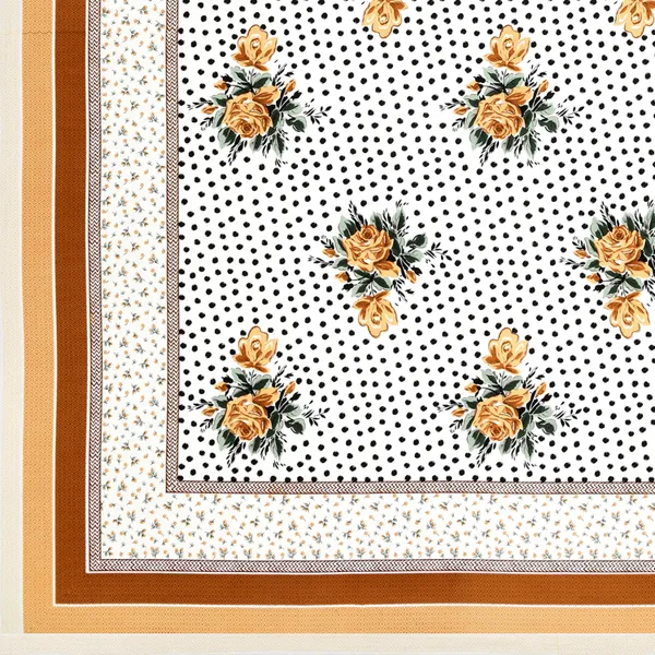 Yellow_Cotton__Bedsheet_For_Home_And_Decor_100_X_108_Inch