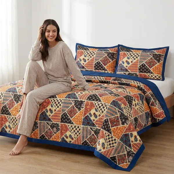 Multicolour_Cotton__Bedsheet_For_Home_And_Decor_100_X_108_Inch