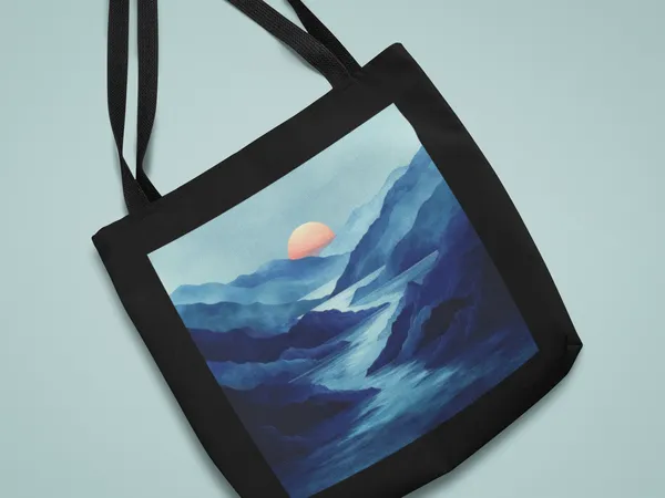 Ocean_Wave_Tote_Bag_-_Black_Canvas_with_Artistic_Blue_Seascape_Print