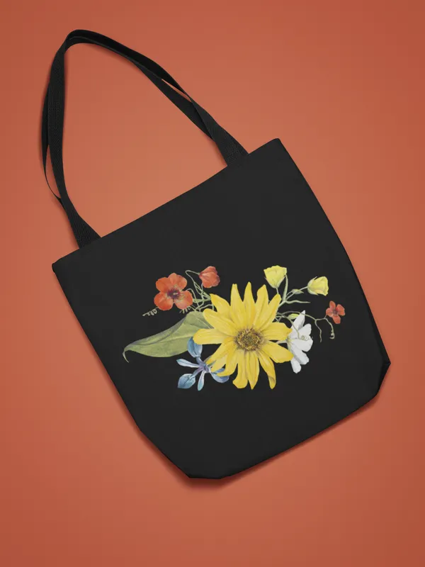 Black_Canvas_Tote_Bag_with_Floral_Print_Design