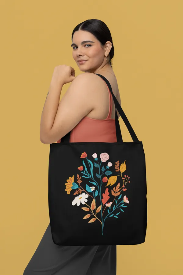 Floral_Embroidered_Black_Canvas_Tote_Bag_with_Shoulder_Straps
