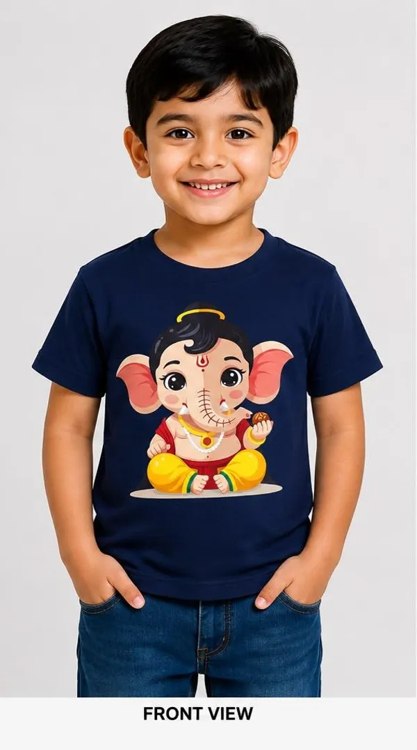 COLORFUL_GANESHA_T-SHIRT