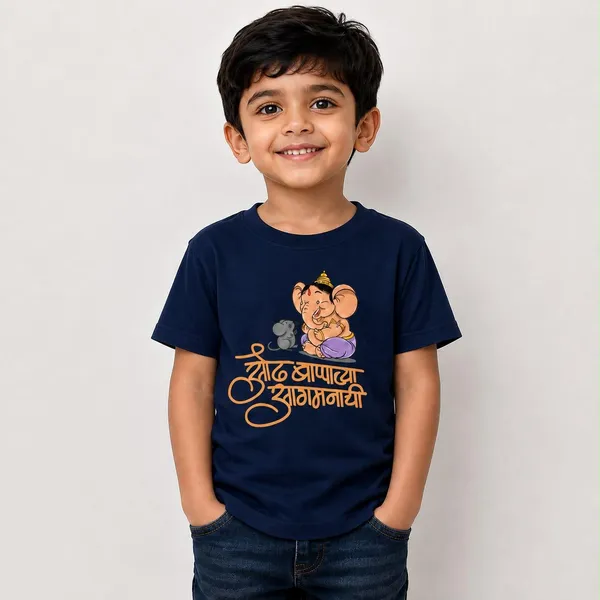 Aagman_ganesha_t-shirt