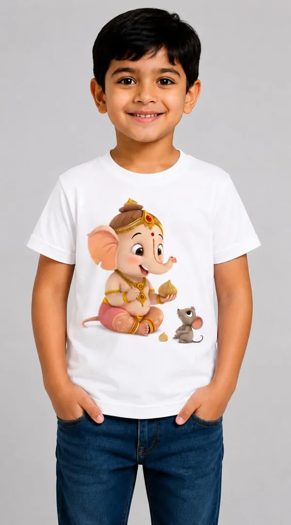 PLAY_WITH_MOUSE_GANESH_T-SHIRT