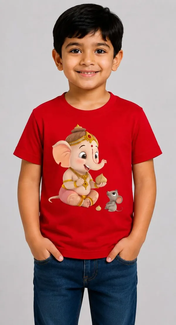 PLAY_WITH_MOUSE_GANESH_T-SHIRT