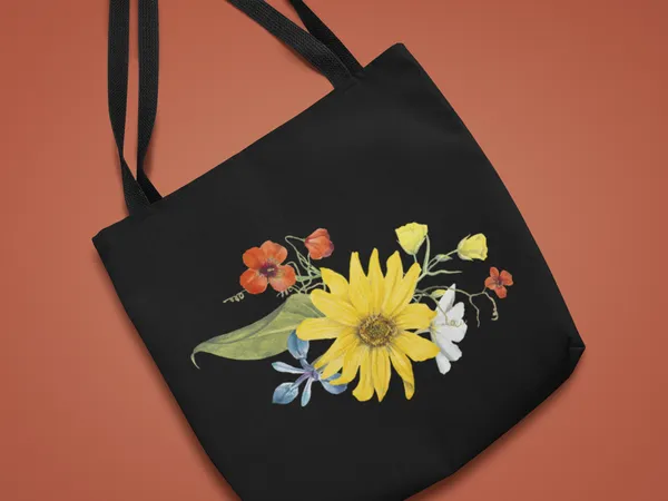 Black_Canvas_Tote_Bag_with_Floral_Print_Design