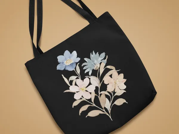 Floral_Embroidered_Black_Canvas_Tote_Bag