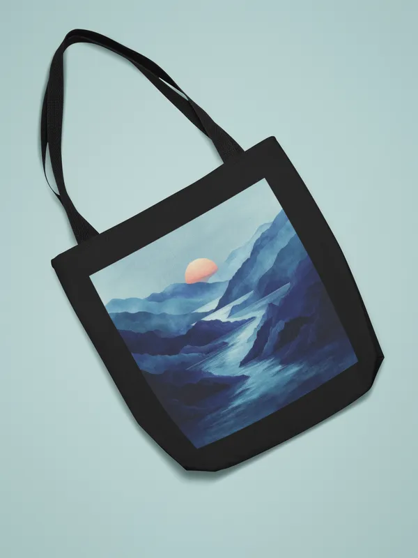 Ocean_Wave_Tote_Bag_-_Black_Canvas_with_Artistic_Blue_Seascape_Print