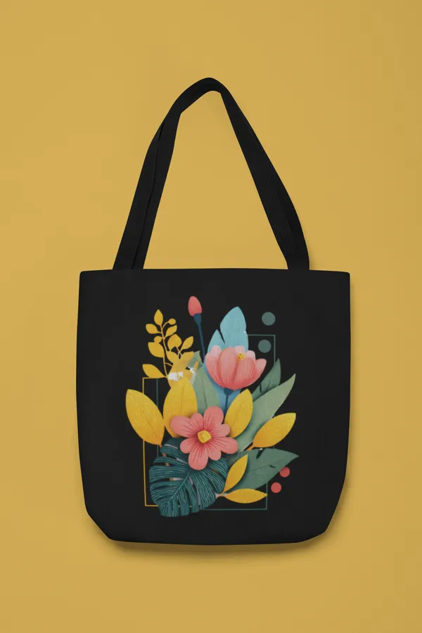 Black_Tote_Bag_with_Colorful_Floral_Print_Design