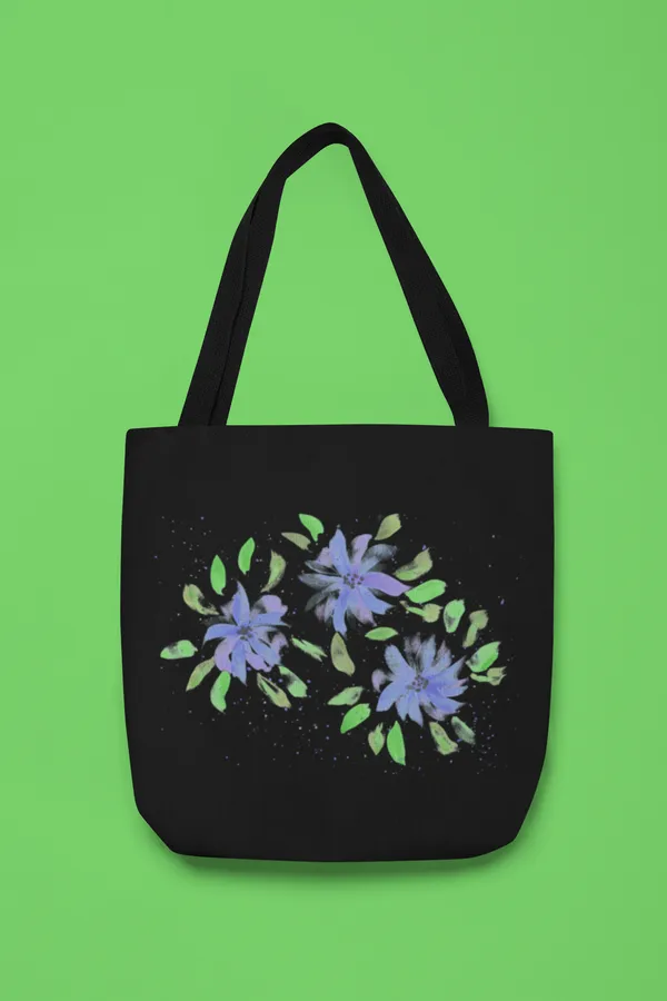 Black_Floral_Tote_Bag_with_Purple_Flowers
