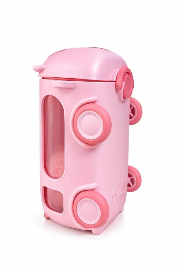 Pink_Kids_Bus_Shape_Water_Bottle_500_Ml_Plastic_Bottle_(Pack_Of_1)