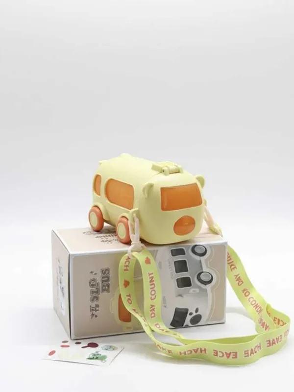 Light_Yellow_Kids_Bus_Shape_Water_Bottle_500_Ml_Plastic_Bottle_(Pack_Of_1)