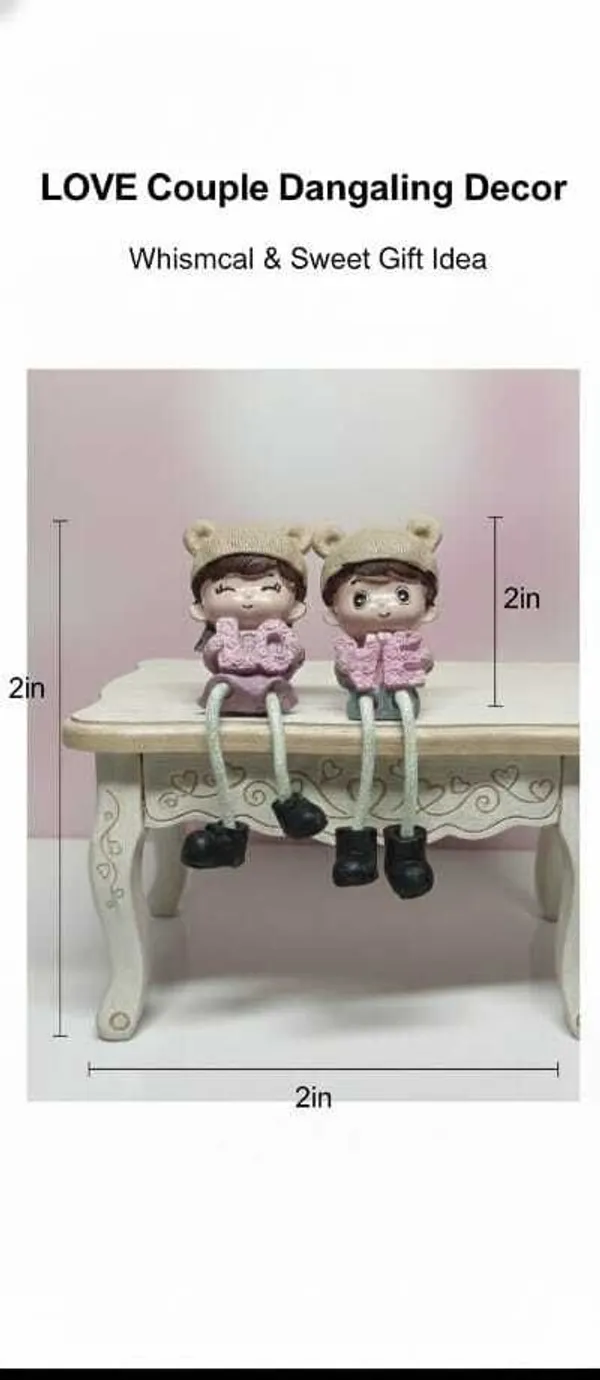 Peach_Polyresin_Couple_Love_Decorative_Showpiece_-_7_Cm_(Set_Of_2)