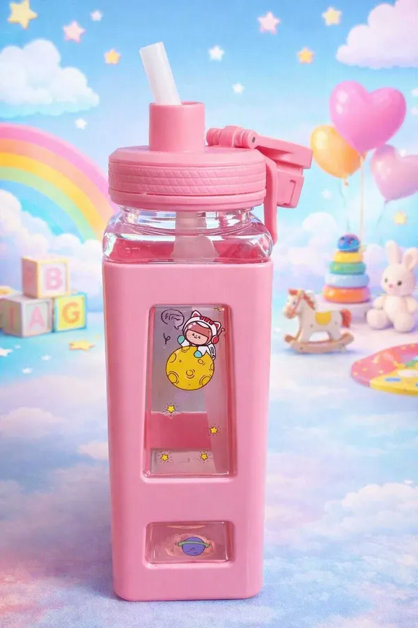 Pink_Kids_Space_Straw_Bottle_500_Ml_Plastic_Bottle_(Pack_Of_1)