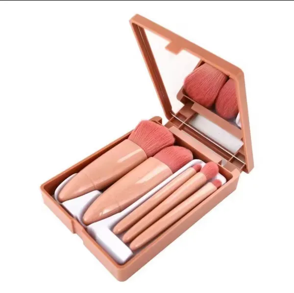 Mini_Travel_Makeup_Brush_Set_—_5_Piece_with_Mirror_&_Flip_Case_|_Nude_Pink_|_Portable_Cosmetic_Brushes