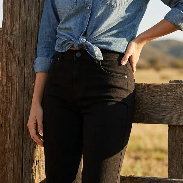 Black_Casual_Straight_Fit_Trousers_For_Women