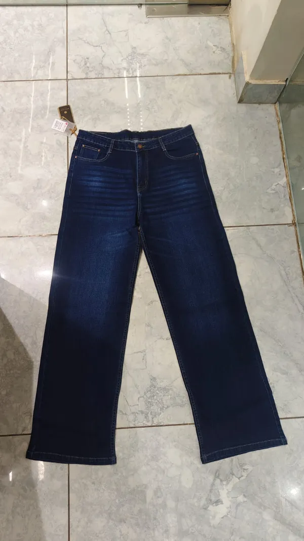 Dark_Blue_Wide_Leg_Denim_Jeans_For_Women