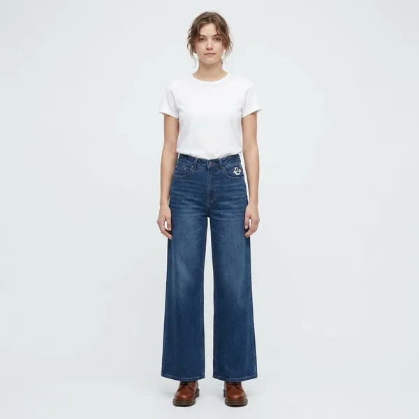 Blue_Wide_Leg_Denim_Jeans_With_Embroidered_Patch