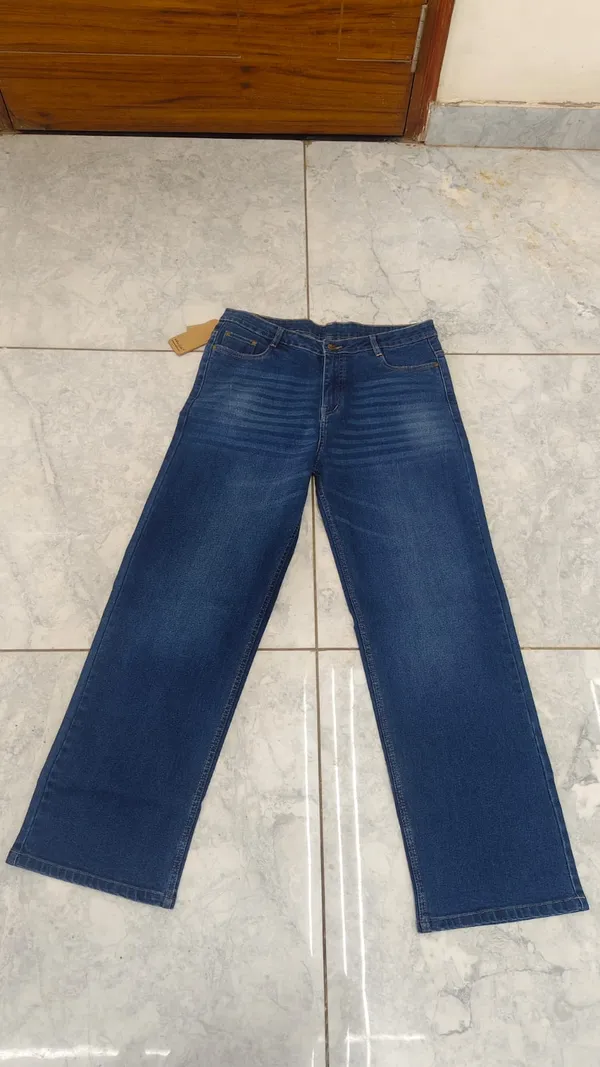 Womens_Flared_Denim_Jeans_Blue