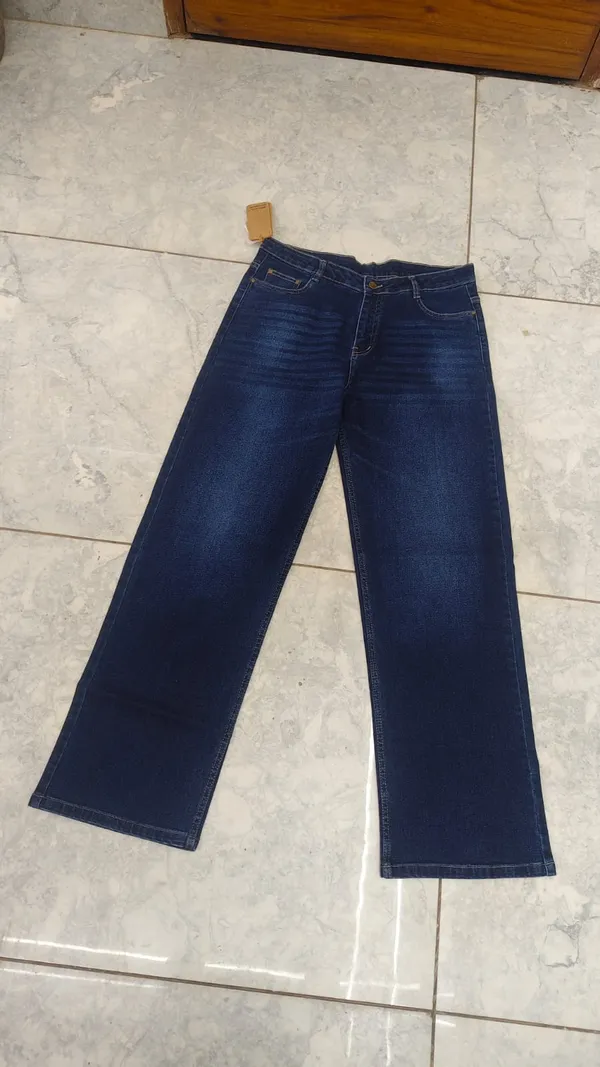 Womens_Dark_Blue_Denim_Flared_Jeans