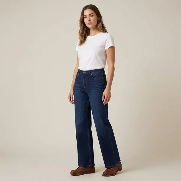 Dark_Blue_Wide_Leg_Denim_Jeans_For_Women