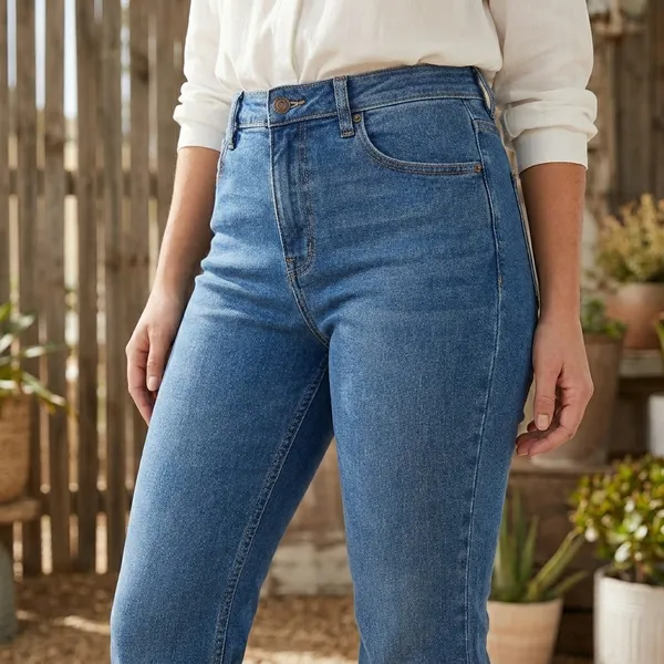 Womens_Blue_Denim_Flared_Jeans