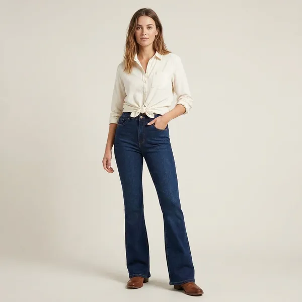 Dark_Blue_Flared_Denim_Jeans_For_Women