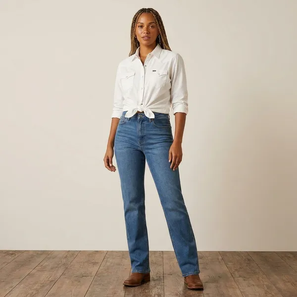 Womens_Blue_Flared_Denim_Jeans