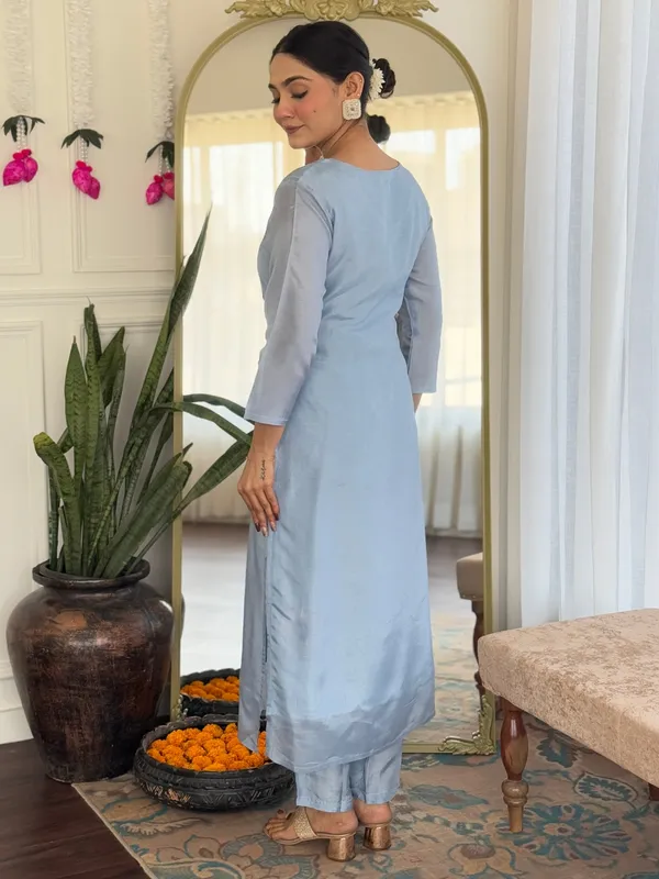 Sky_Blue_Embroidered_Kurta_Set_with_Printed_Dupatta_for