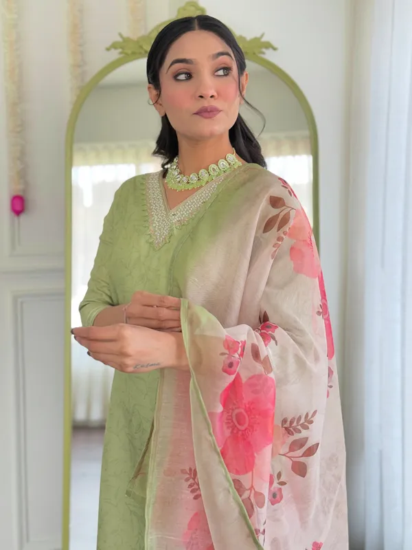 Women's_Pista_Rayon_Embroidered_Straight_Kurta_with_Rayon_Pant_And_Chanderi_Printed_Dupatta_Sets
