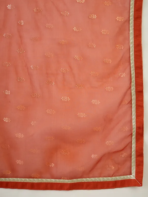 Rust_Dupatta_with_Golden_Border