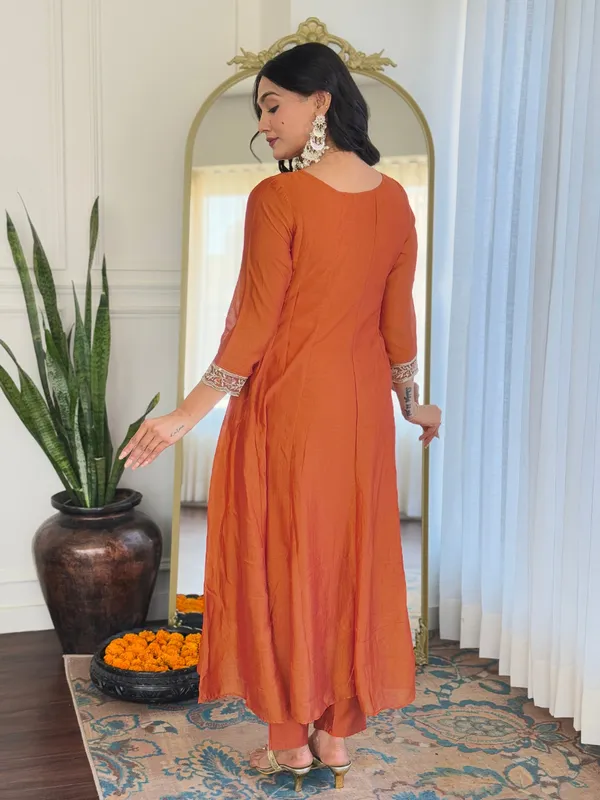 Rust_Anarkali_Kurta_Set_With_Palazzo